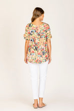 Load image into Gallery viewer, Renoma Freida Frill Top 1146.29 - Multi
