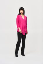 Load image into Gallery viewer, Joseph Ribkoff Asymmetric Tunic - Pink Punch
