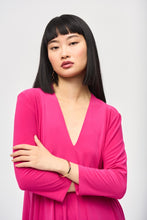 Load image into Gallery viewer, Joseph Ribkoff Asymmetric Tunic - Pink Punch
