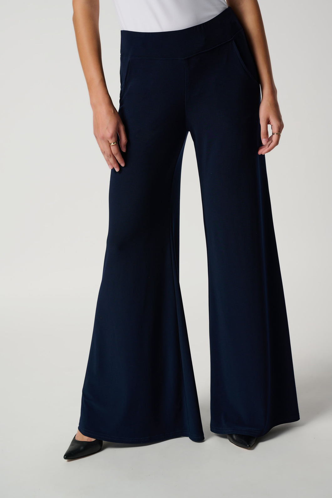 Joseph Ribkoff Classic Palazzo Pant 161096 - Midnight Blue