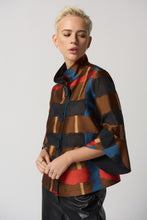 Load image into Gallery viewer, Joseph Ribkoff Stand Collar Trapeze Jacket
