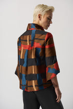 Load image into Gallery viewer, Joseph Ribkoff Stand Collar Trapeze Jacket
