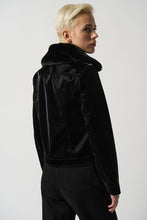 Load image into Gallery viewer, Joseph Ribkoff Faux Leather Moto Jacket
