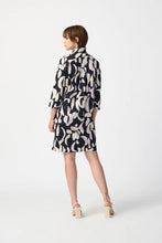 Load image into Gallery viewer, Joseph Ribkoff Stretch Poplin Trapeze Dress - Abstract Print
