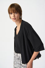 Load image into Gallery viewer, Joseph Ribkoff Silky Knit Cover Up - Black
