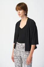 Load image into Gallery viewer, Joseph Ribkoff Silky Knit Cover Up - Black
