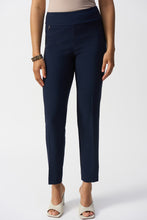 Load image into Gallery viewer, Joseph Ribkoff Lux Twill Slim Fit Pull On Pant 241231S25 - Midnight Blue
