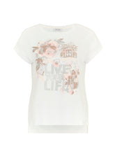 Load image into Gallery viewer, Dolcezza Live Your Life Tee - Off White
