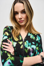 Load image into Gallery viewer, Joseph Ribkoff Silky Knit Abstract Print Tunic - Multi Colour
