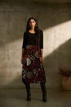 Load image into Gallery viewer, Joseph Ribkoff Silky Knit Geometric Print Cocoon Dress
