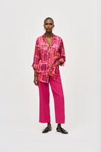 Load image into Gallery viewer, Joseph Ribkoff Satin Geometric Print Blouse
