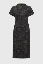 Load image into Gallery viewer, Joseph Ribkoff Silky Knit Floral Print A-Line Dress
