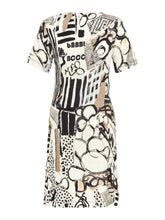 Load image into Gallery viewer, Dolcezza Round Neck Dress - Decoding Print
