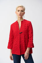 Load image into Gallery viewer, Joseph Ribkoff Bubble Trapeze Jacket 251034 - Radiant Red
