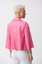 Load image into Gallery viewer, Joseph Ribkoff Textured Faux Suede Swing Jacket - Bubble Gum
