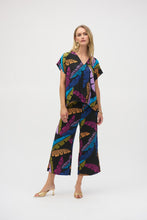 Load image into Gallery viewer, Joseph Ribkoff Gauze Tropical Print Boxy Top 252148 - Multi
