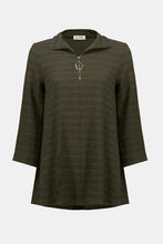 Load image into Gallery viewer, Joseph Ribkoff Textured A Line Tunic 253028 - Avocado
