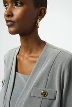 Load image into Gallery viewer, Joseph Ribkoff Bolero 253228 Grey Melange
