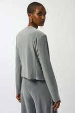 Load image into Gallery viewer, Joseph Ribkoff Bolero 253228 Grey Melange
