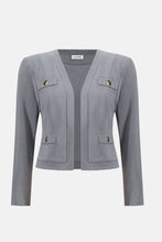 Load image into Gallery viewer, Joseph Ribkoff Bolero 253228 Grey Melange
