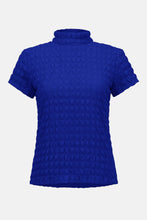 Load image into Gallery viewer, Joseph Ribkoff Textured Knit Fitted top 253256 - Royal Sapphire
