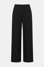 Load image into Gallery viewer, Joseph Ribkoff Woven Twill Wide Leg Pants 254100 - Black
