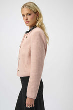 Load image into Gallery viewer, Joseph Ribkoff Boucle Collarless Jacket 254903 - Rose

