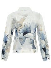 Load image into Gallery viewer, Dolcezza Linen Jacket 25791 - Indigo Melody
