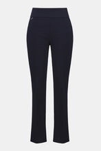 Load image into Gallery viewer, Joseph Ribkoff Jacquard Straight Pull-On Pants 261148 - Midnight Blue
