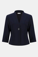Load image into Gallery viewer, Joseph Ribkoff Silky Knit Fitted Jacket 261173 - Midnight Blue
