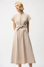 Load image into Gallery viewer, Joseph Ribkoff Tie Waist Memory Dress 261177 - Parchment
