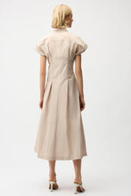 Load image into Gallery viewer, Joseph Ribkoff Tie Waist Memory Dress 261177 - Parchment
