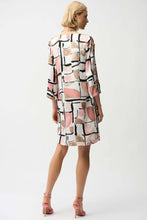 Load image into Gallery viewer, Joseph Ribkoff Abstract Print Trapeze Dress 261258 - Vanilla Multi
