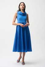 Load image into Gallery viewer, Joseph Ribkoff Shawl Collar Dress 261274 - Harbour Blue
