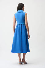 Load image into Gallery viewer, Joseph Ribkoff Shawl Collar Dress 261274 - Harbour Blue
