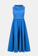 Load image into Gallery viewer, Joseph Ribkoff Shawl Collar Dress 261274 - Harbour Blue
