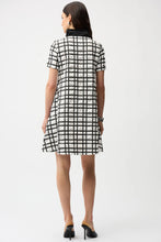Load image into Gallery viewer, Joseph Ribkoff Bubble Jacquard Dress 261307 - Black White
