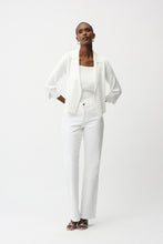 Load image into Gallery viewer, Joseph Ribkoff Viscose Blend Open Front Cardi 261920 - White
