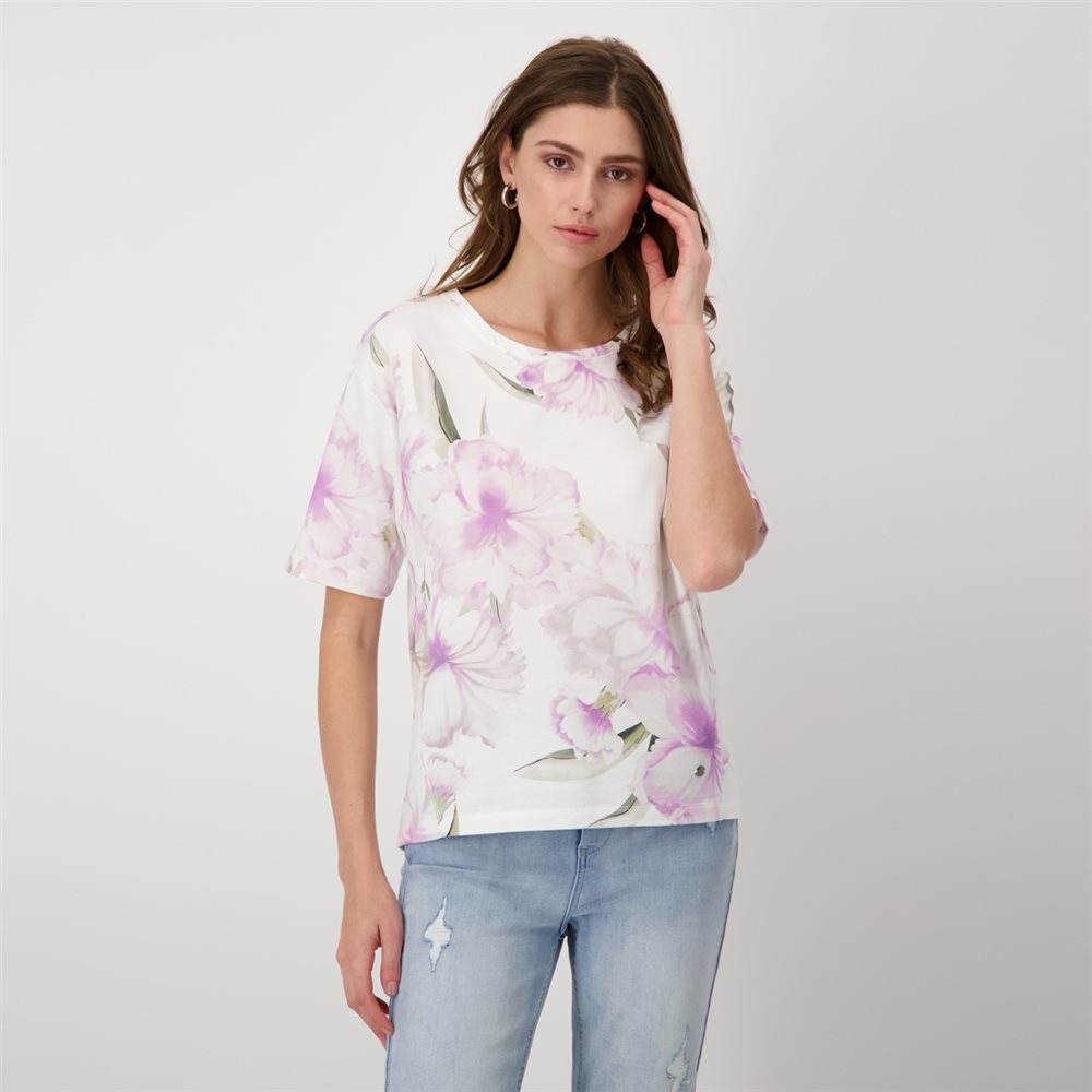 Monari Lavender Roses Tee