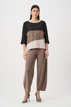 Load image into Gallery viewer, Joseph Ribkoff Bubble Jacquard Colour Block Boxy Tunic 263199
