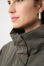 Load image into Gallery viewer, Joseph Ribkoff Mock Neck Embellished Jacket 263633 - Avocado

