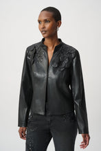 Load image into Gallery viewer, Joseph Ribkoff Embellished Foiled Jacket 264906 - Black
