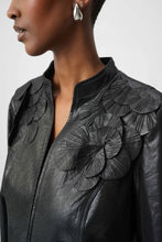 Load image into Gallery viewer, Joseph Ribkoff Embellished Foiled Jacket 264906 - Black
