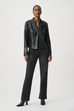 Load image into Gallery viewer, Joseph Ribkoff Embellished Foiled Jacket 264906 - Black
