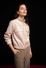 Load image into Gallery viewer, Joseph Ribkoff Bomber Jacket 264907 - Pearl Blush
