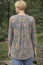 Load image into Gallery viewer, Maglia Mona Pleat Back Long Sleeve Top 679.679

