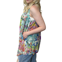 Load image into Gallery viewer, Johnny Was Anya Vest (Reversible) - Blue Stitch
