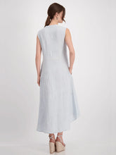 Load image into Gallery viewer, Monari Sky Blue Linen Maxi Dress
