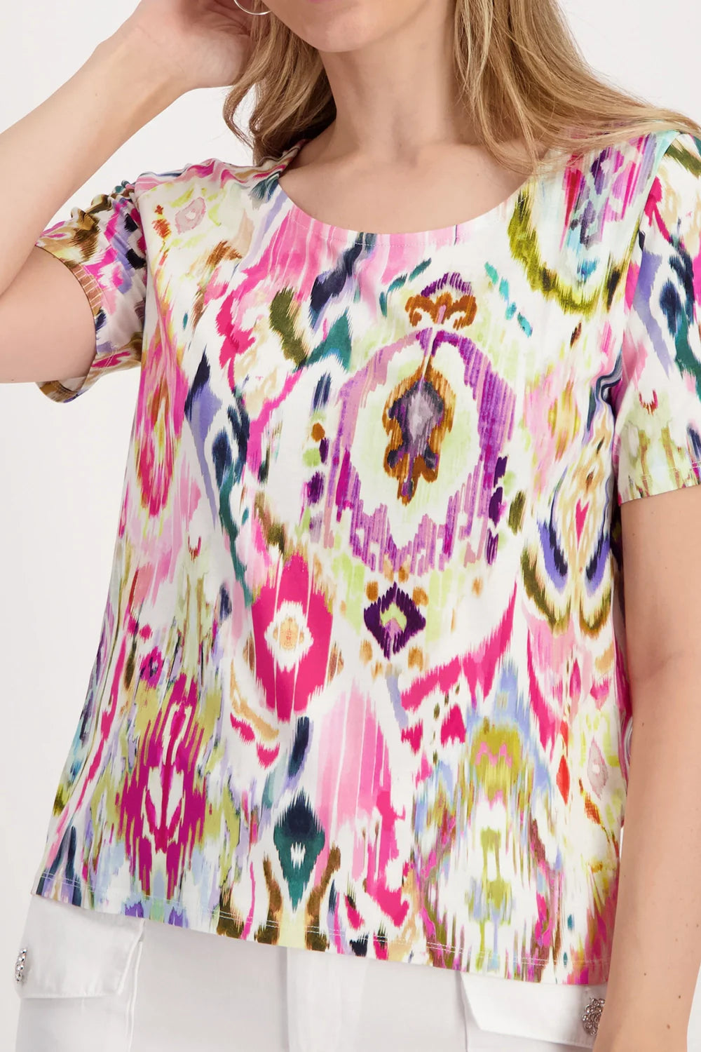 Monari Ikat All Over Print Tee