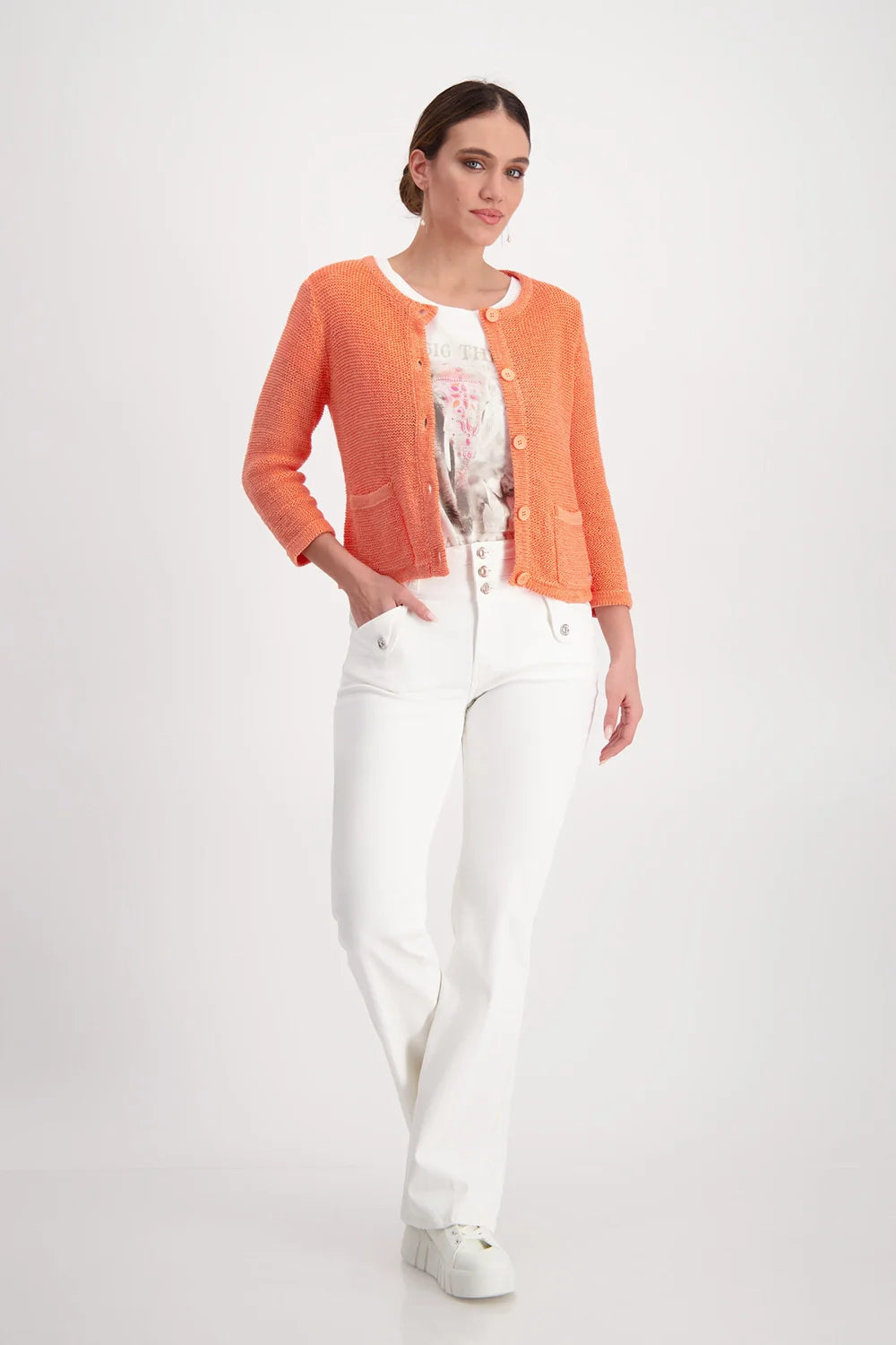 Monari Left Left Jacket - Apricot